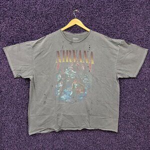 Nirvana Unplugged oversized vtg style Tshirt size one size